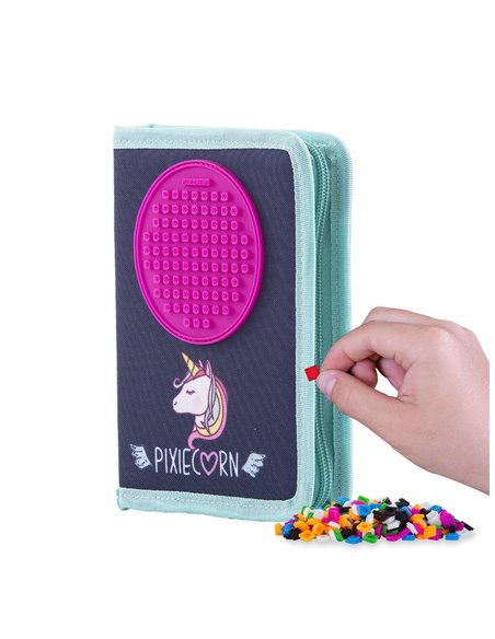 Penar neechipat Pixie Crew Minecraft, cu un fermoar, Motiv Unicorn