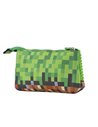 Penar etui Pixie Crew, cu un fermoar, Multicolor, Motiv Minecraft, 20.3 x 12 x 3.7 cm