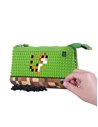 Penar etui Pixie Crew, cu un fermoar, Multicolor, Motiv Minecraft, 20.3 x 12 x 3.7 cm