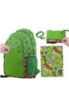 Set scoala PIXIE - Ghiozdan, Penar etui, Planseta plastelina, Bratara, Motiv Minecraft 6