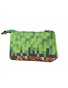 Set scoala PIXIE - Ghiozdan, Penar etui, Planseta plastelina, Bratara, Motiv Minecraft 6