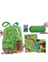Set gradinita PIXIE - Ghiozdan, Penar etui, Carte 2 in 1, Planseta plastelina, Bratara, 4 rezerve, Motiv Minecraft 2