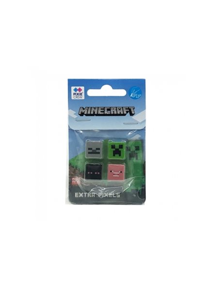 Set gradinita PIXIE - Ghiozdan, Penar etui, Carte 2 in 1, Planseta plastelina, Bratara, 4 rezerve, Motiv Minecraft 2