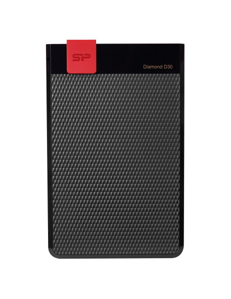 HDD extern portabil Silicon Power Diamond D30 1TBultra slim USB 3.1 negru "SP010TBPHDD3SS3K" (include TV 0.8lei)