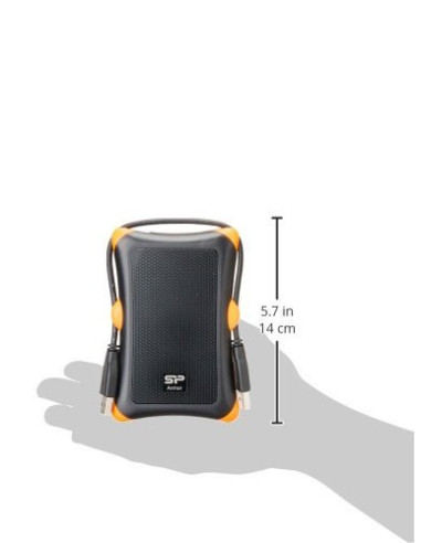 HDD extern portabil Silicon Power Armor A30 1TB Anti-shock USB 3.0 negru "SP010TBPHDA30S3K" (include TV 0.8lei)
