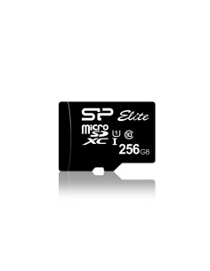 CARD DE MEMORIE MicroSDXC SP ELITE 256GB CL10 "SP256GBSTXBU1V10SP" (include TV 0.03 lei)