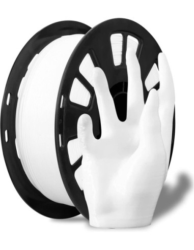 3D PRINTER FILAMENT PET-G 1.75MM 1KG WHITE "55050"