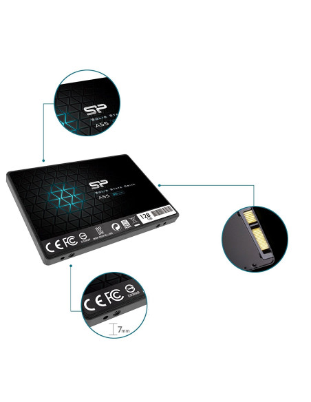 SSD SP ACE A55 128GB 2.5" SATA 6Gb s "SP128GBSS3A55S25"