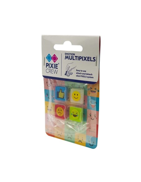 Set multipixeli Pixie Crew, motiv Emoticons, Multicolor, 4 buc/set