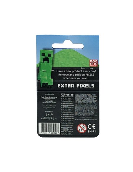 Set multipixeli Pixie Crew, motiv Minecraft, Multicolor, 4 buc/set