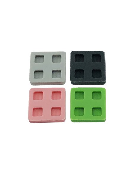 Set multipixeli Pixie Crew, motiv Minecraft, Multicolor, 4 buc/set