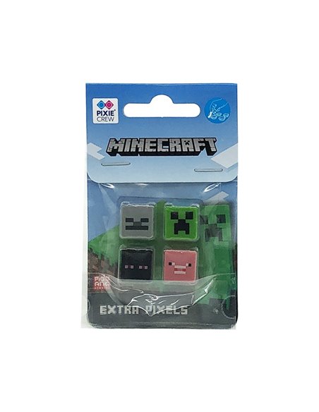 Set multipixeli Pixie Crew, motiv Minecraft, Multicolor, 4 buc/set