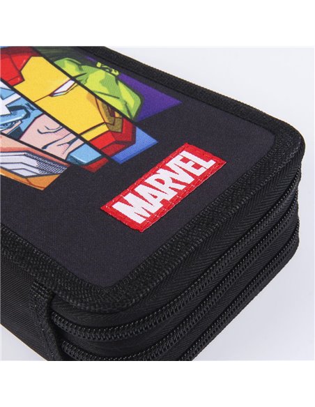 Set scoala Avengers 02 - Ghiozdan, Penar Echipat cu 3 fermoare