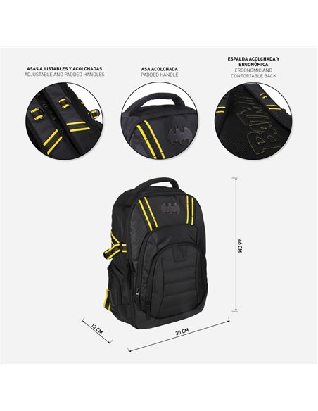 Set scoala Batman 01 - Ghiozdan, Penar Etui si Sac de incaltaminte