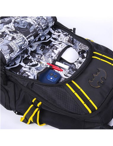 Set scoala Batman 01 - Ghiozdan, Penar Etui si Sac de incaltaminte