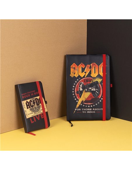 Set scoala AC/DC - Ghiozdan si Agenda A5