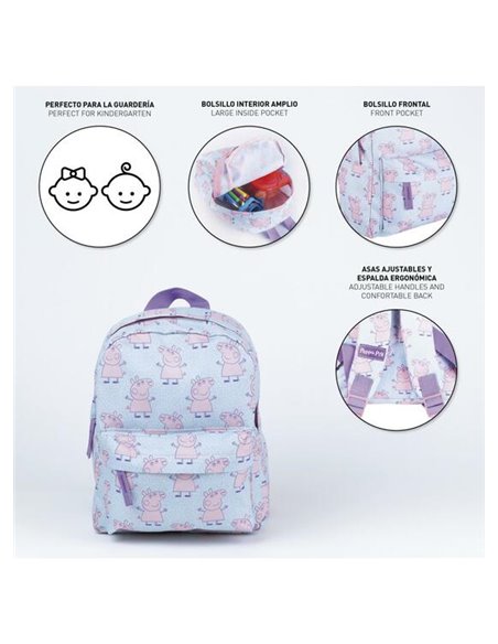 Ghiozdan gradinita, Motiv Peppa Pig