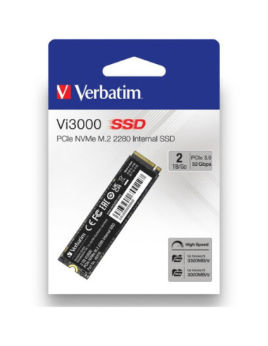 SSD Verbatim Vi3000 PCle NVMe 2TB M.2 "49376"