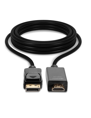 Cablu Lindy DisplayPort la HDMI 10.2G 2m "LY-36922" Cablu Lindy DisplayPort la HDMI 10.2G 2m "LY-36922"