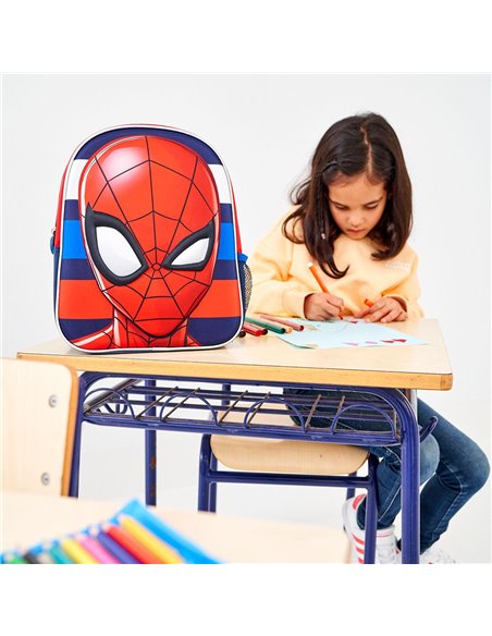Ghiozdan gradinita 3D, Motiv Spiderman