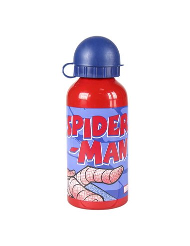 Ghiozdan gradinita 3D, Motiv Spiderman cu sticla de apa 