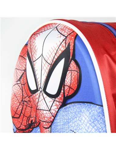 Ghiozdan gradinita 3D, Motiv Spiderman cu sticla de apa 