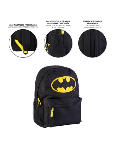 Set scoala Batman 02 - Ghiozdan si Sac de incaltaminte