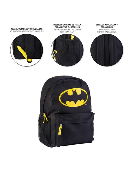 Set scoala Batman 02 - Ghiozdan si Sac de incaltaminte