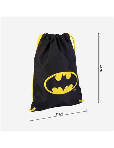Set scoala Batman 02 - Ghiozdan si Sac de incaltaminte