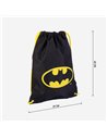Set scoala Batman 02 - Ghiozdan si Sac de incaltaminte