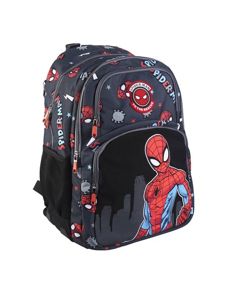 Set scoala Spiderman - Ghiozdan si Penar Echipat cu 3 fermoare