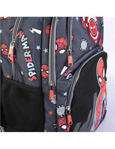 Set scoala Spiderman - Ghiozdan si Penar Echipat cu 3 fermoare
