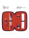 Set scoala Spiderman - Ghiozdan si Penar Echipat cu 3 fermoare