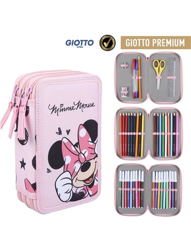 Penar echipat CERDA 3 fermoare, Minnie Mouse