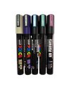 Set 5 Markere UNI POSCA PC-5M, 1.8-2.5 mm, POS40-PC5M