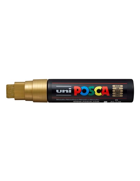 Marker UNI POSCA  PC-17K, 15 mm, Auriu