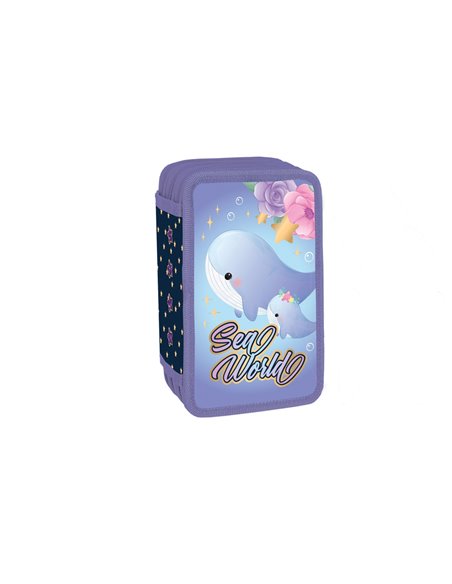 Penar Echipat, 3 Fermoare, 38 Piese, SEA WORLD - YOLLO