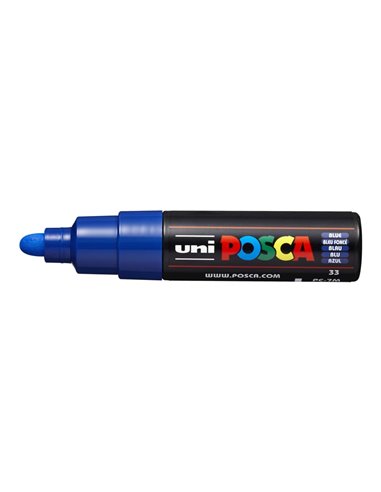 Marker UNI POSCA PC-7M, 4.5-5.5 mm, Albastru