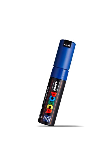 Marker UNI POSCA PC-7M, 4.5-5.5 mm, Albastru