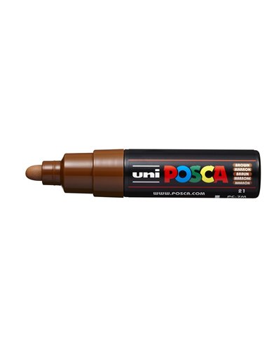 Marker UNI POSCA PC-7M, 4.5-5.5 mm, Maro