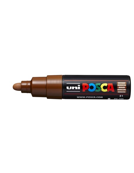 Marker UNI POSCA PC-7M, 4.5-5.5 mm, Maro