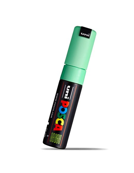 Marker UNI POSCA PC-7M, 4.5-5.5 mm, Verde deschis