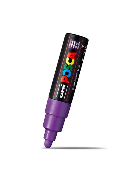 Marker UNI POSCA PC-7M, 4.5-5.5 mm, Violet