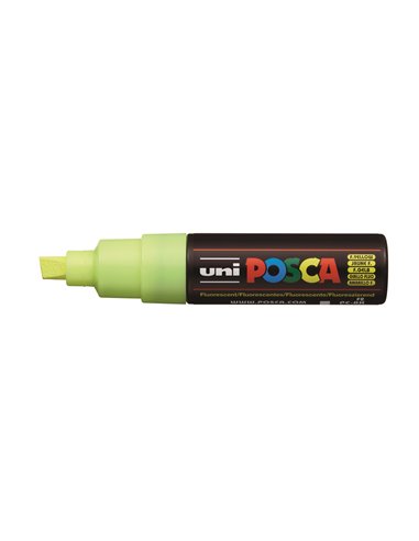 Marker UNI POSCA PC-8K, 8 mm, Galben fluorescent