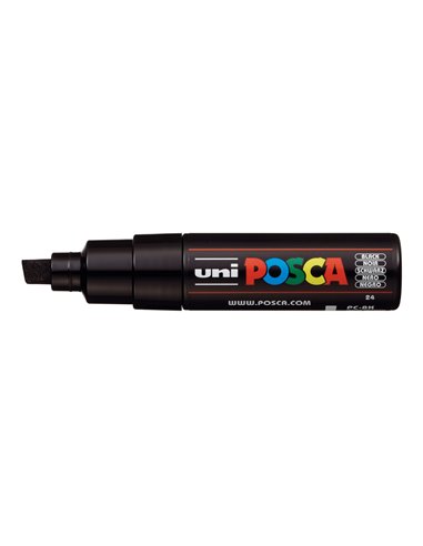 Marker UNI POSCA PC-8K, 8 mm, Negru