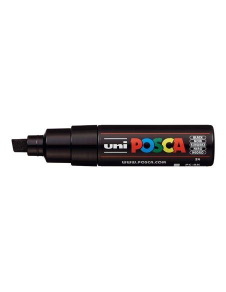 Marker UNI POSCA PC-8K, 8 mm, Negru