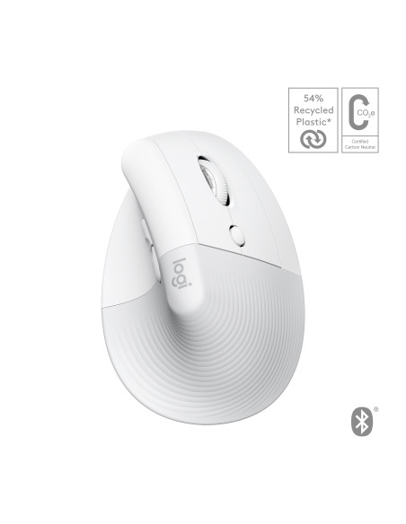 LOGITECH Lift for Mac Vertical Ergonomic Mouse - OFF-WHITE PALE GREY - 2.4GHZ BT - EMEA - ON+OFFLINE,B2C,MAC "910-006477" (inclu LOGITECH Lift for Mac Vertical Ergonomic Mouse - OFF-WHITE PALE GREY - 2.4GHZ BT - EMEA - ON+OFFLINE,B2C,MAC "910-006477" (inclu