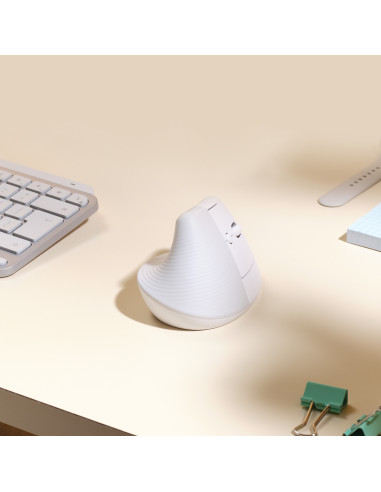 LOGITECH Lift for Mac Vertical Ergonomic Mouse - OFF-WHITE PALE GREY - 2.4GHZ BT - EMEA - ON+OFFLINE,B2C,MAC "910-006477" (inclu LOGITECH Lift for Mac Vertical Ergonomic Mouse - OFF-WHITE PALE GREY - 2.4GHZ BT - EMEA - ON+OFFLINE,B2C,MAC "910-006477" (inclu