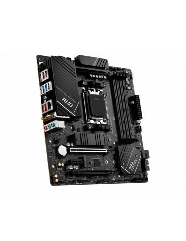 MSI Main Board Desktop PRO B650M-A WIFI (AM5, 4x DDR5, HDMI, DP, 2x PCI-E x16, 2x PCI-E x16, 2x M.2, 4x SATA 6G, 4x USB 2.0, 6x