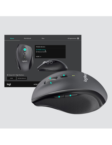 LOGITECH Marathon M705 Wireless Mouse - CHARCOAL - EMEA "910-006034", (include TV 0.18lei) LOGITECH Marathon M705 Wireless Mouse - CHARCOAL - EMEA "910-006034", (include TV 0.18lei)